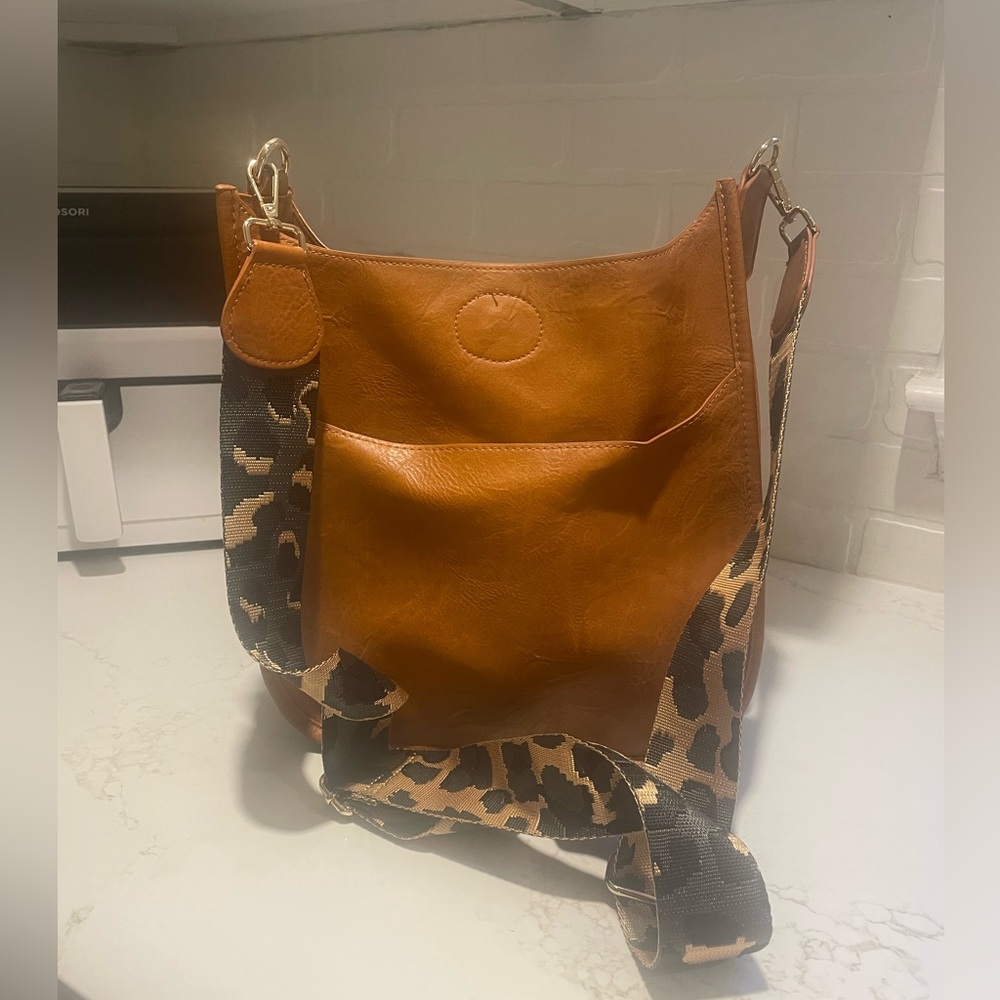Faux Leather Crossbody